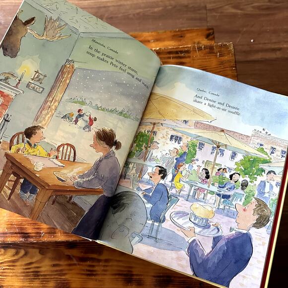 Vintage 1995 This Is The Way We Eat Our Lunch Hardcover Book - Picture 7 of 10